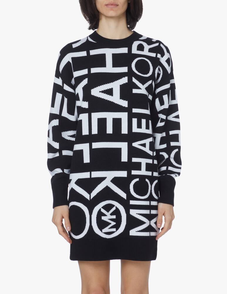 rinascente Michael Michael Kors Vestito corto a manica lunga - nero