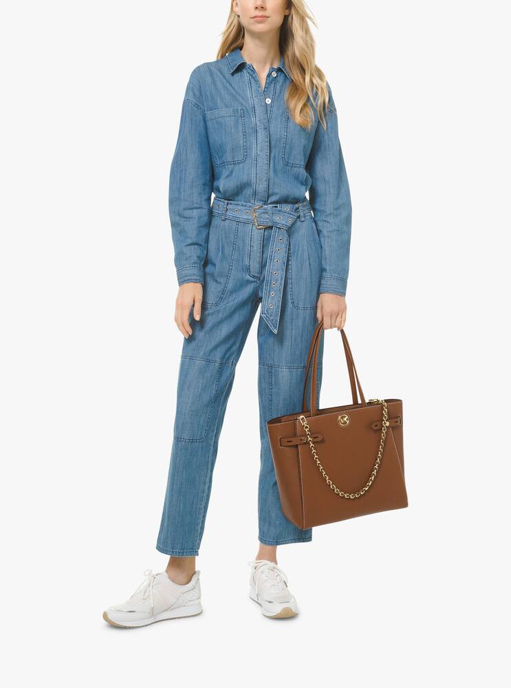 rinascente Michael Michael Kors Borsa tote grande in pelle martellata Carmen