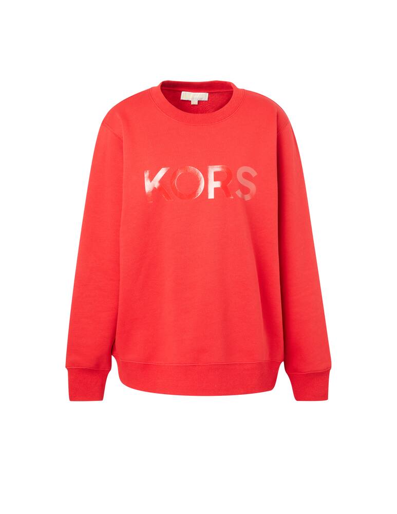 rinascente Michael Michael Kors Felpa girocollo con logo - rosso