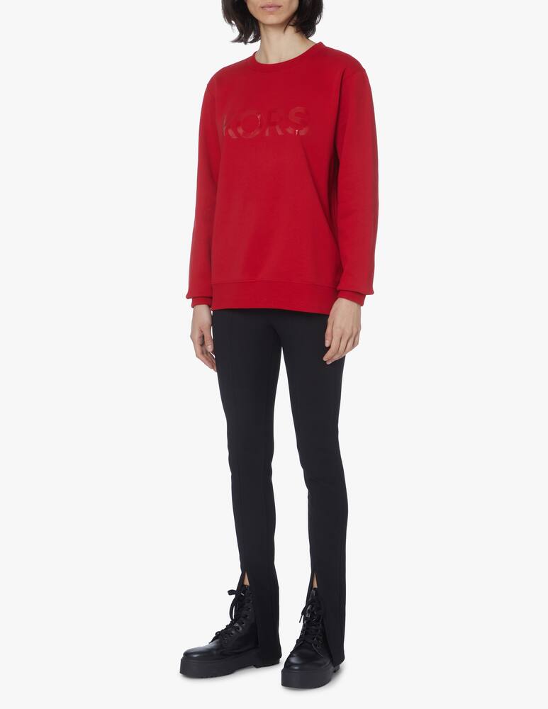 rinascente Michael Michael Kors Felpa girocollo con logo - rosso