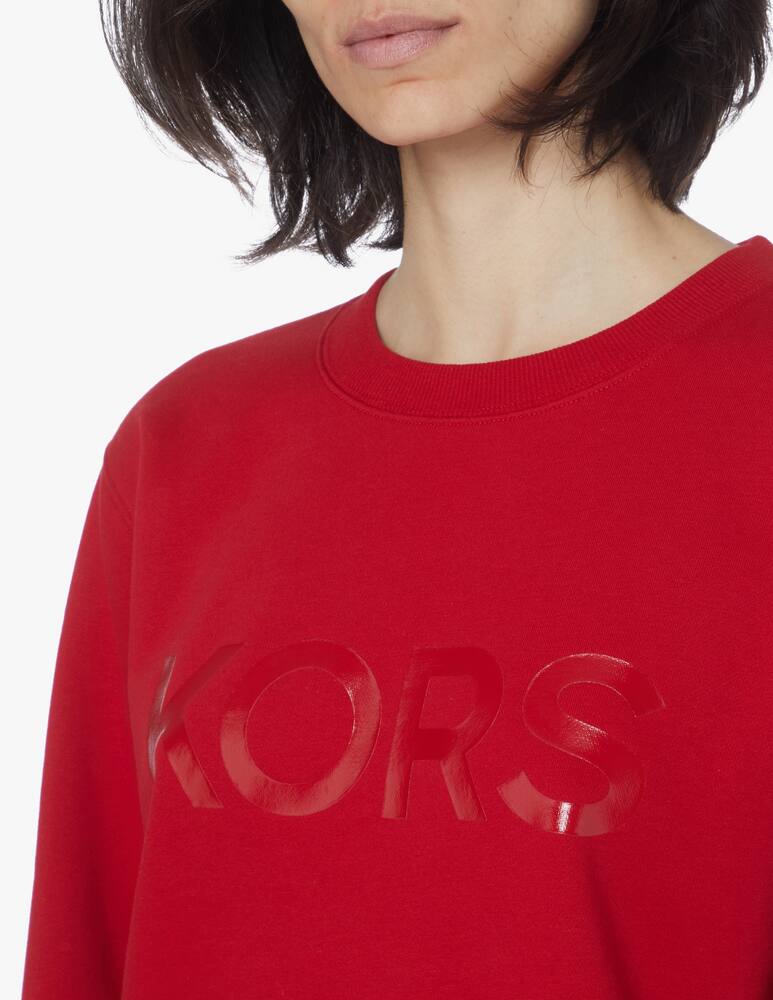 rinascente Michael Michael Kors Felpa girocollo con logo - rosso