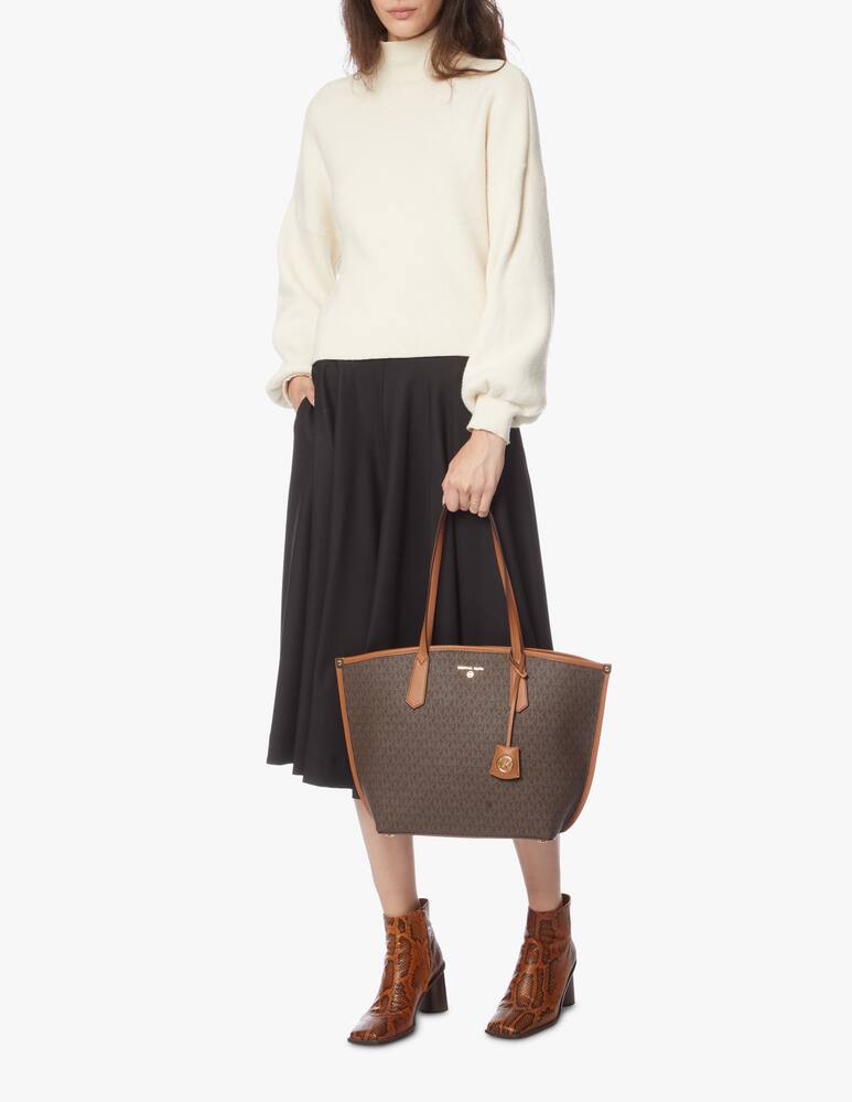 Michael Michael Kors Borsa a mano grande con logo Jane - immagine 2
