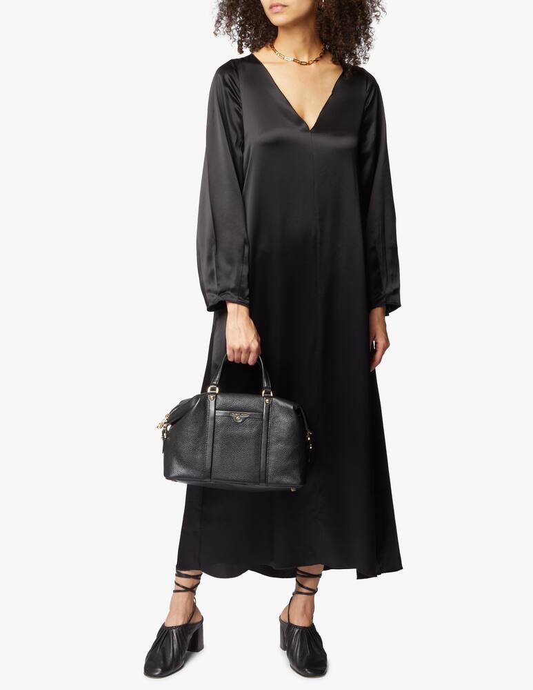 rinascente Michael Michael Kors Borsa a mano Beck media in pelle martellata