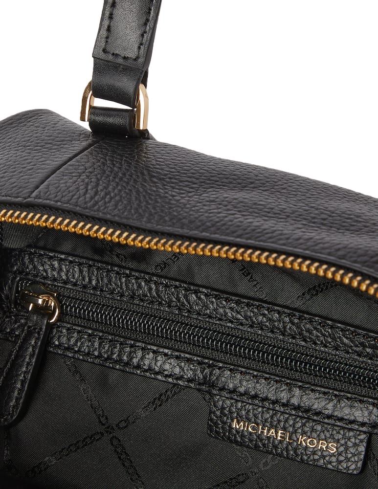 rinascente Michael Michael Kors Borsa a mano Beck media in pelle martellata