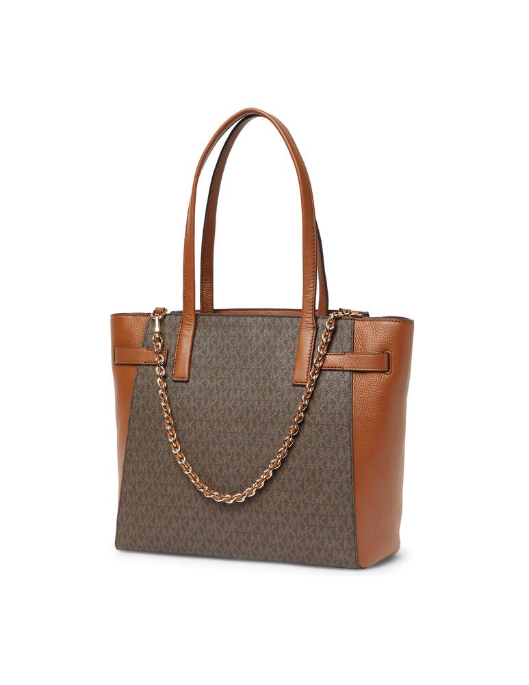 rinascente Michael Michael Kors Carmen large tote bag in grained leather