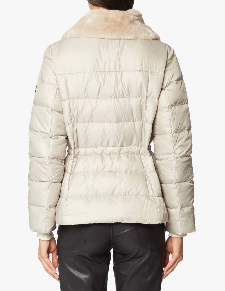 rinascente Michael Michael Kors Piumino con collo in pelliccia sintetica