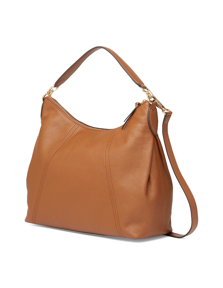 rinascente Michael Michael Kors Sienna big leather shoulder bag - brown