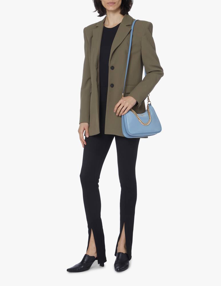 rinascente Michael Michael Kors Jet Set medium nylon crossbody bag - light blue