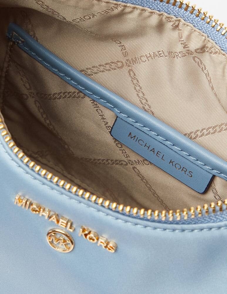rinascente Michael Michael Kors Jet Set medium nylon crossbody bag - light blue