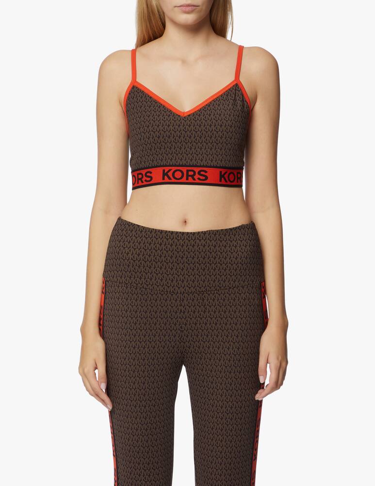 rinascente Michael Michael Kors Mini dot bra logo top