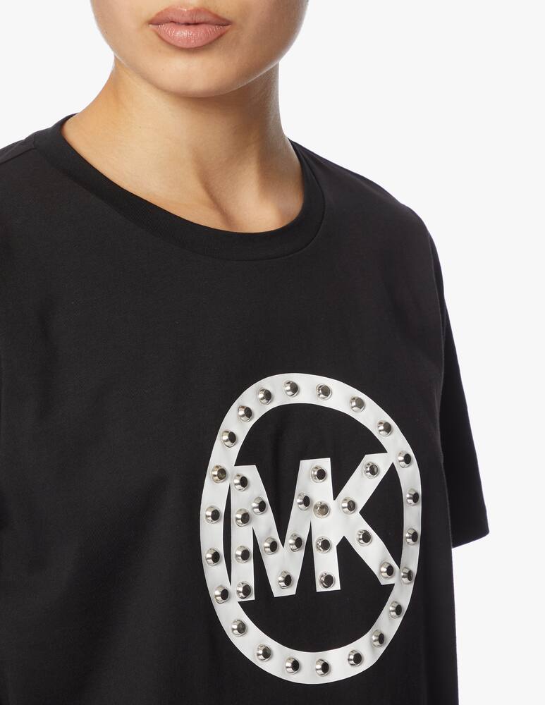 rinascente Michael Michael Kors Stud circle logo t-shirt