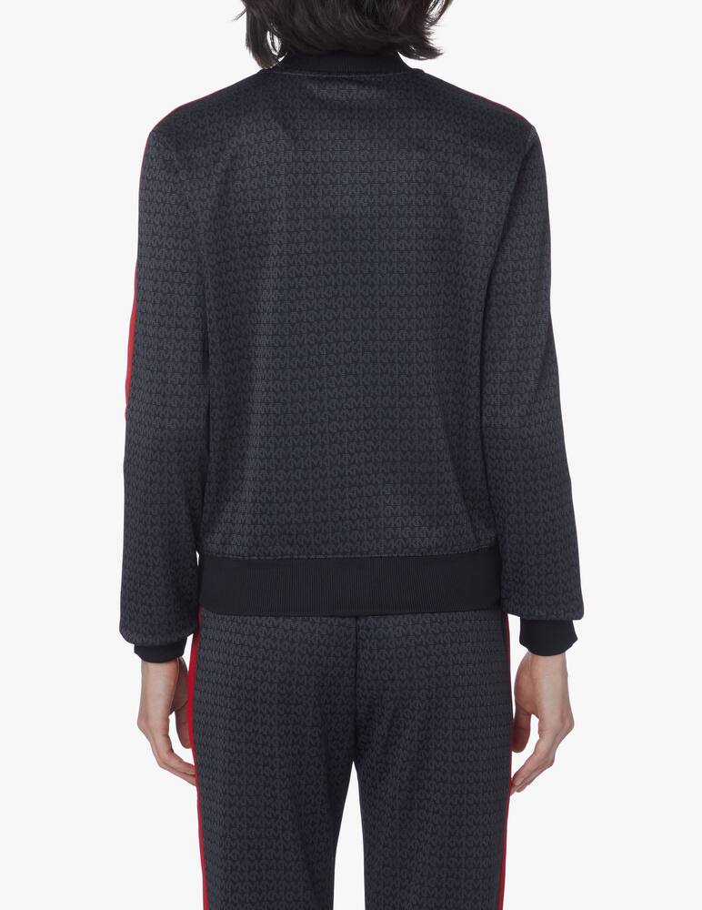 rinascente Michael Michael Kors Logo tape hoodie - grey
