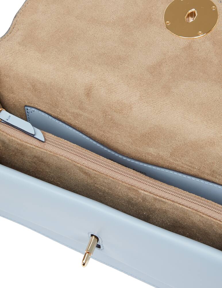 rinascente Michael Michael Kors Greenwich medium leather shoulder bag - light blue