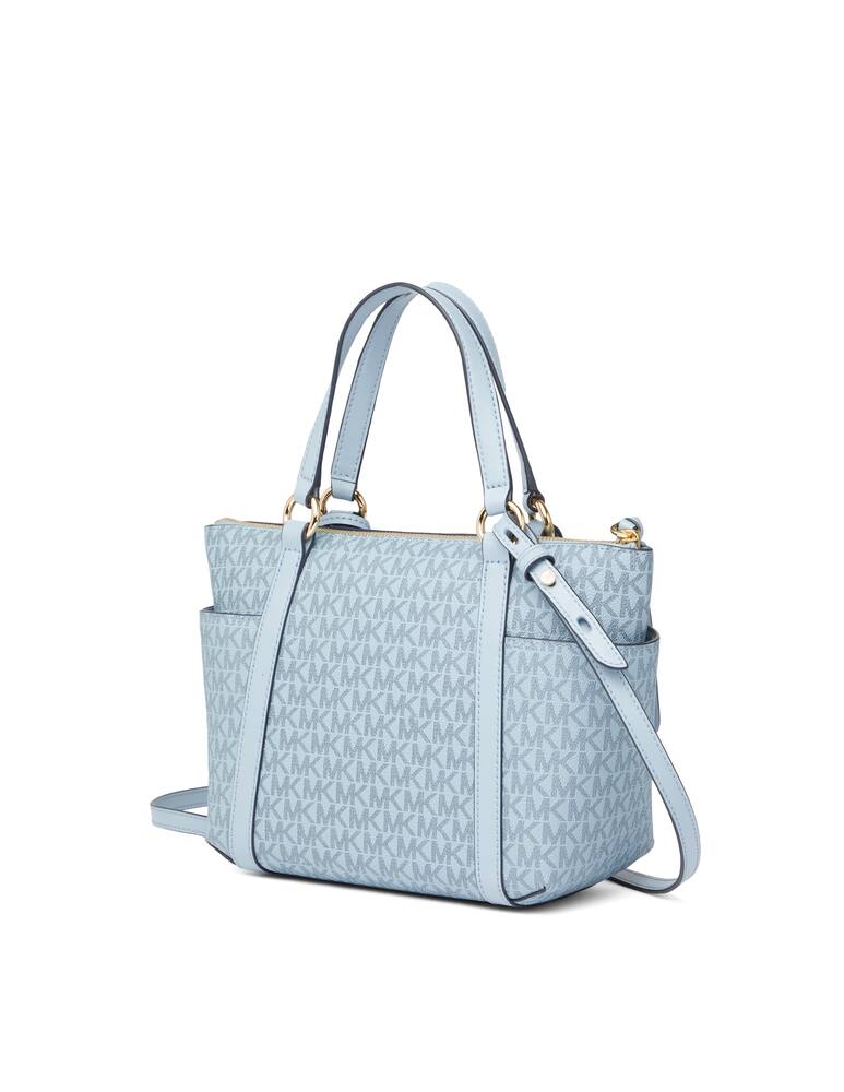 rinascente Michael Michael Kors Sullivan small leather tote bag - light blue