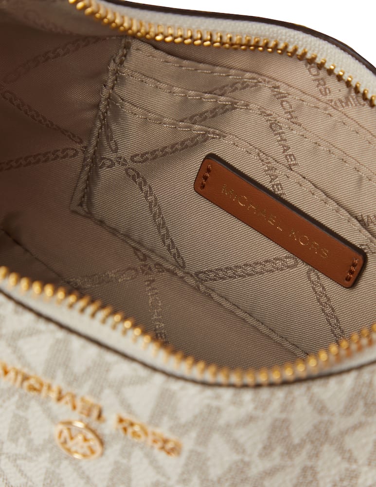 Michael Michael Kors Borsa a spalla Jet Set Charm piccola con logo - immagine 4