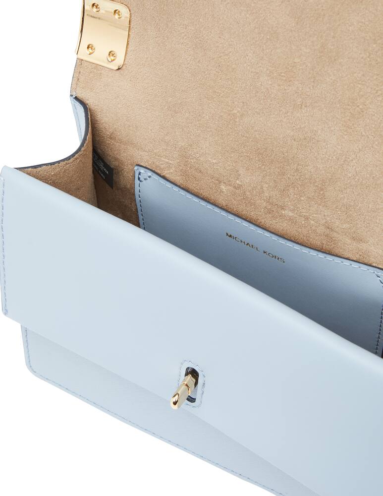 rinascente Michael Michael Kors Greenwich small leather crossbody bag - light blue