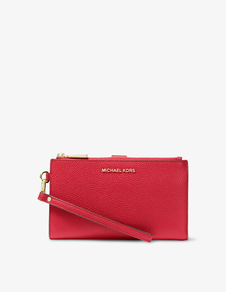 rinascente Michael Michael Kors Portafoglio double zip con pulsino Jet Set - Rosso
