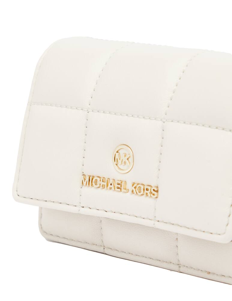 rinascente Michael Michael Kors Portafoglio con catena Jet Set - bianco