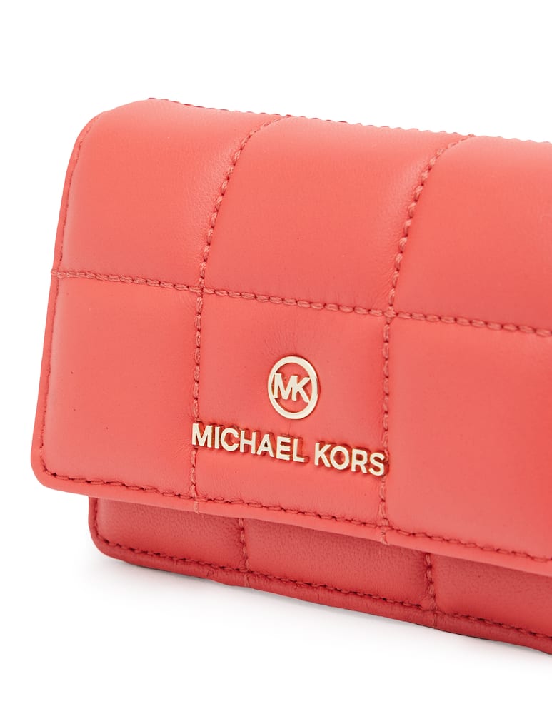 rinascente Michael Michael Kors Portafoglio con catena Jet Set - rosso