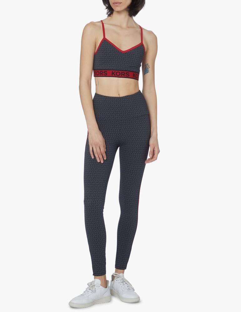 rinascente Michael Michael Kors Logo tape top - grey