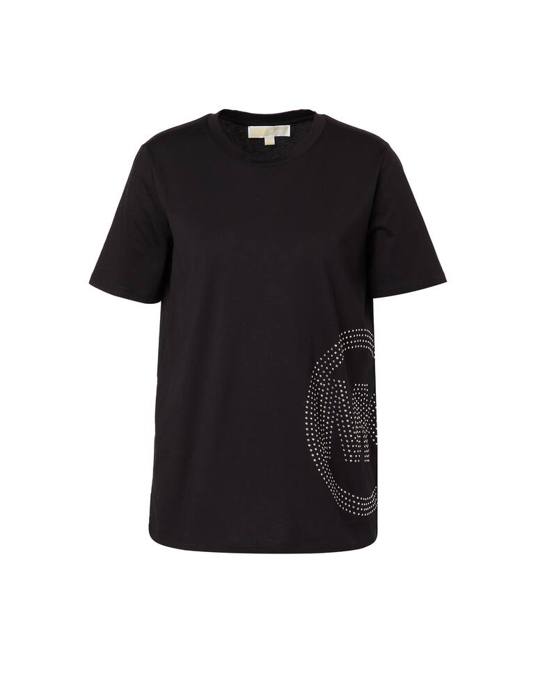 rinascente Michael Michael Kors T-shirt in cotone con logo - nero