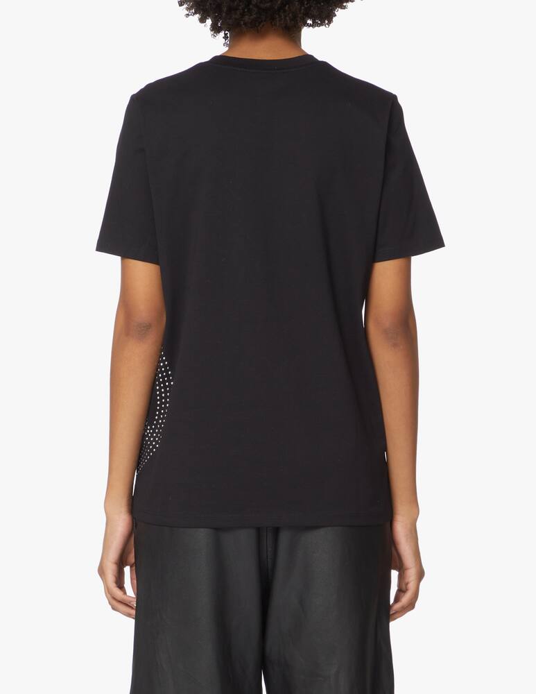 rinascente Michael Michael Kors T-shirt in cotone con logo - nero