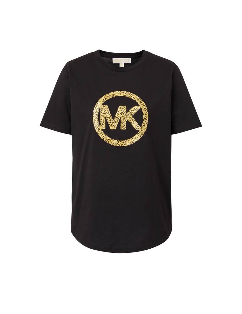 rinascente Michael Michael Kors T-shirt in cotone con logo - nero