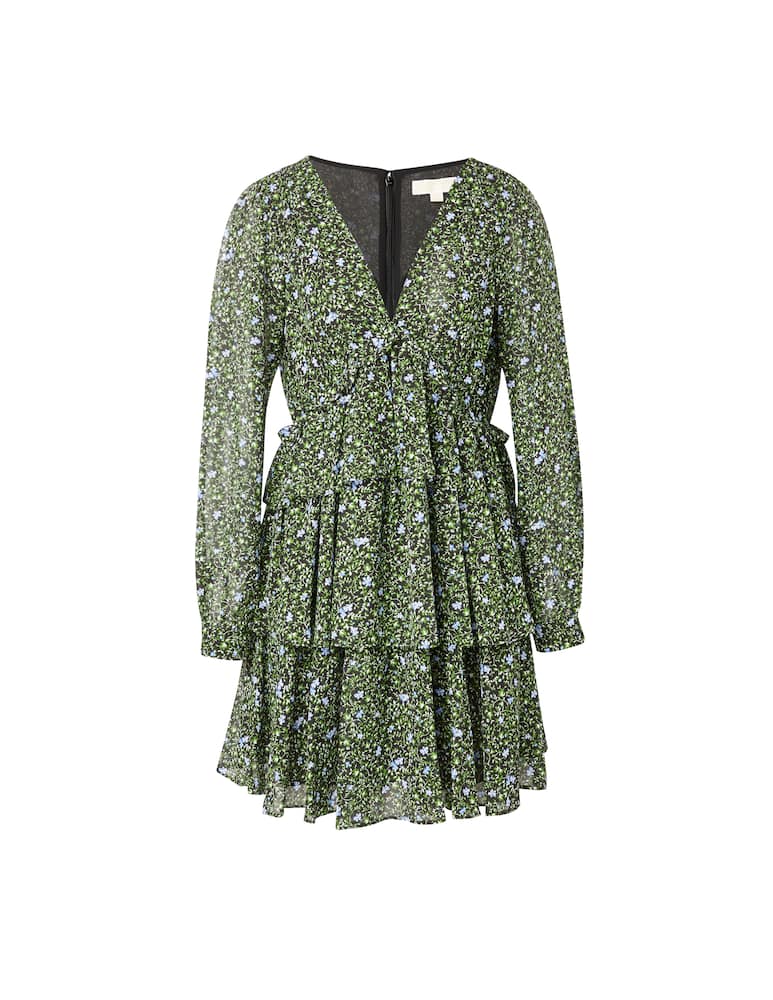 rinascente Michael Michael Kors Vestito corto a fiori - nero