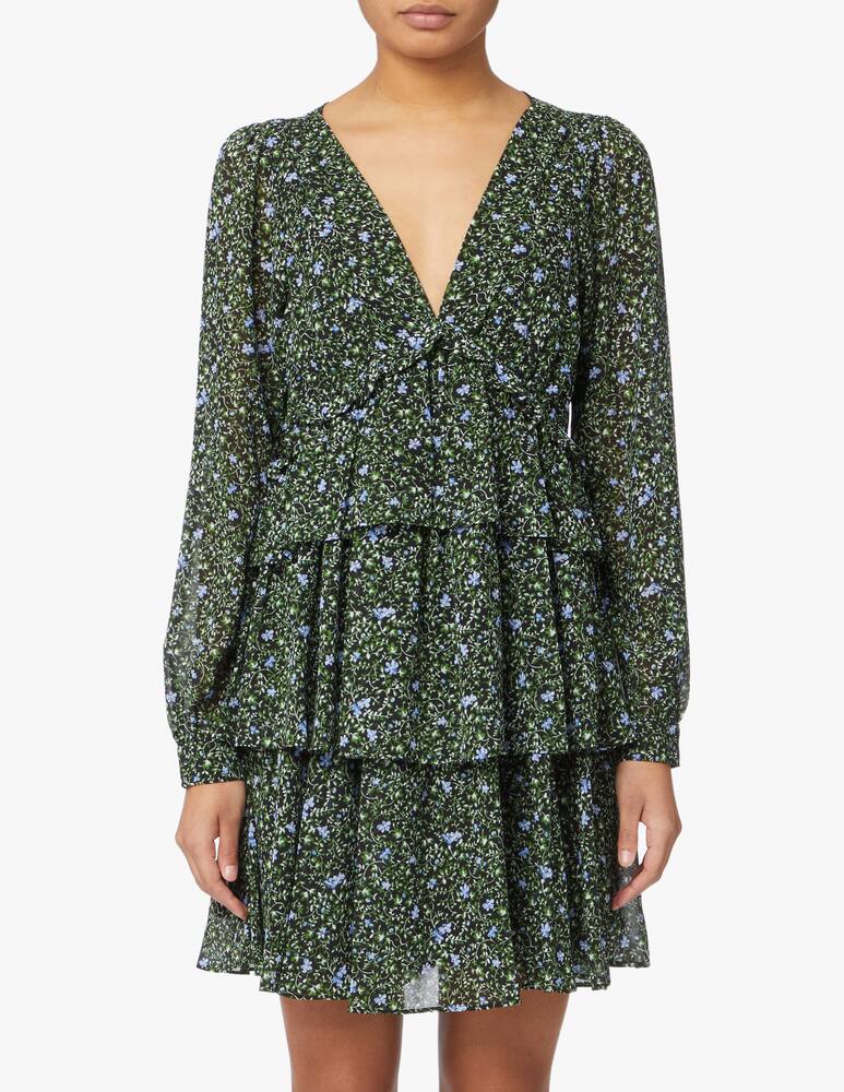 rinascente Michael Michael Kors Vestito corto a fiori - nero