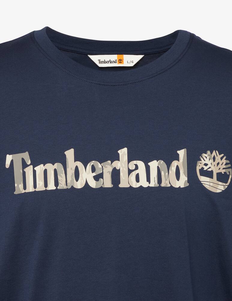 rinascente Timberland T-shirt lettering camo