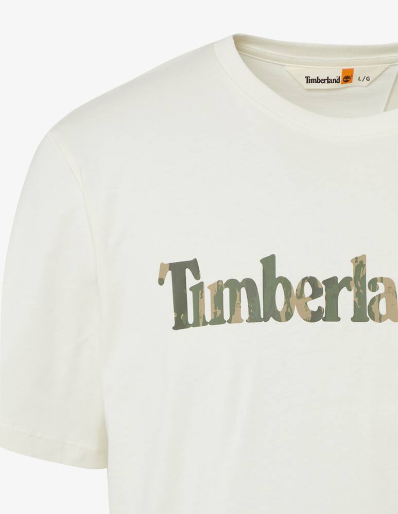 rinascente Timberland T-shirt lettering camo