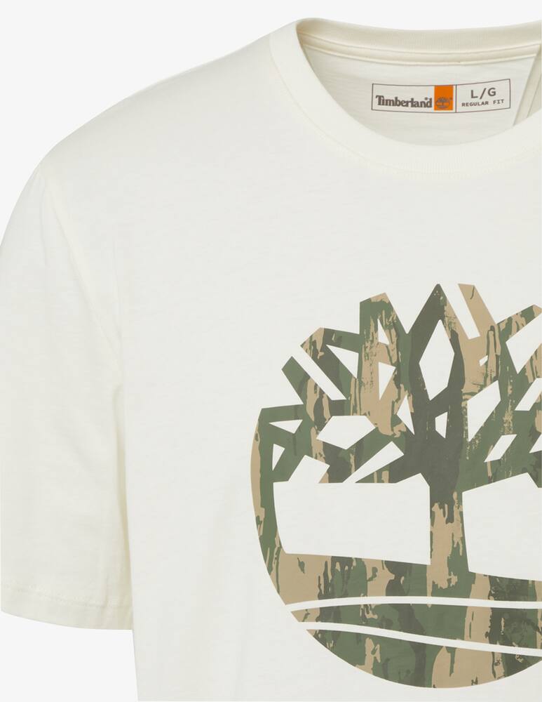 rinascente Timberland T-shirt logo tree camo