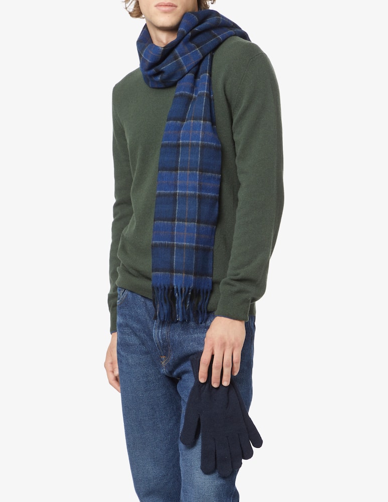 rinascente Barbour Scarf and gloves gift box - Blue