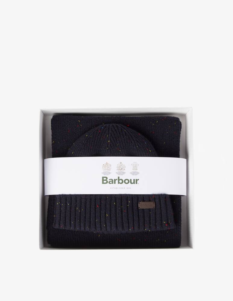 Barbour Gift box con sciarpa e beanie donegal - Blu - immagine 1 Barbour Gift box con sciarpa e beanie donegal - Blu - immagine 1