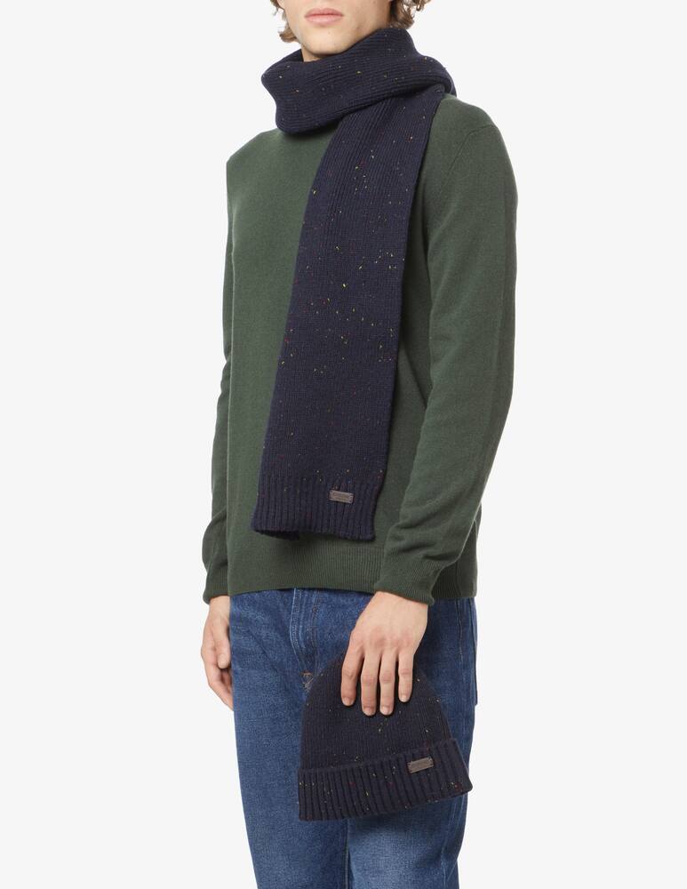 rinascente Barbour Donegal scarf and beanie gift box - Blue