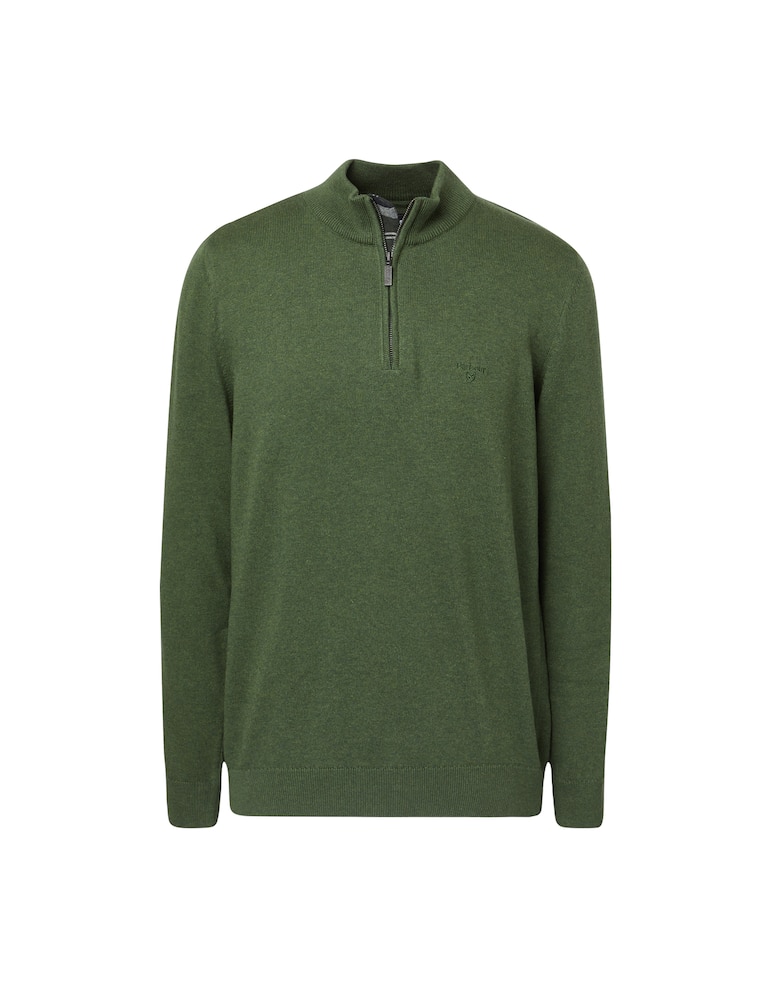 rinascente Barbour Fake tartan cotton mzip sweater - green