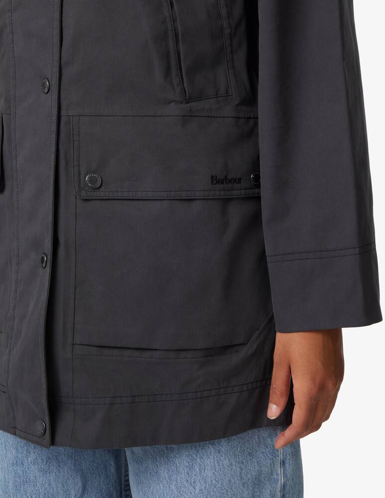 rinascente Barbour Parka in cotone misto Clary - blu