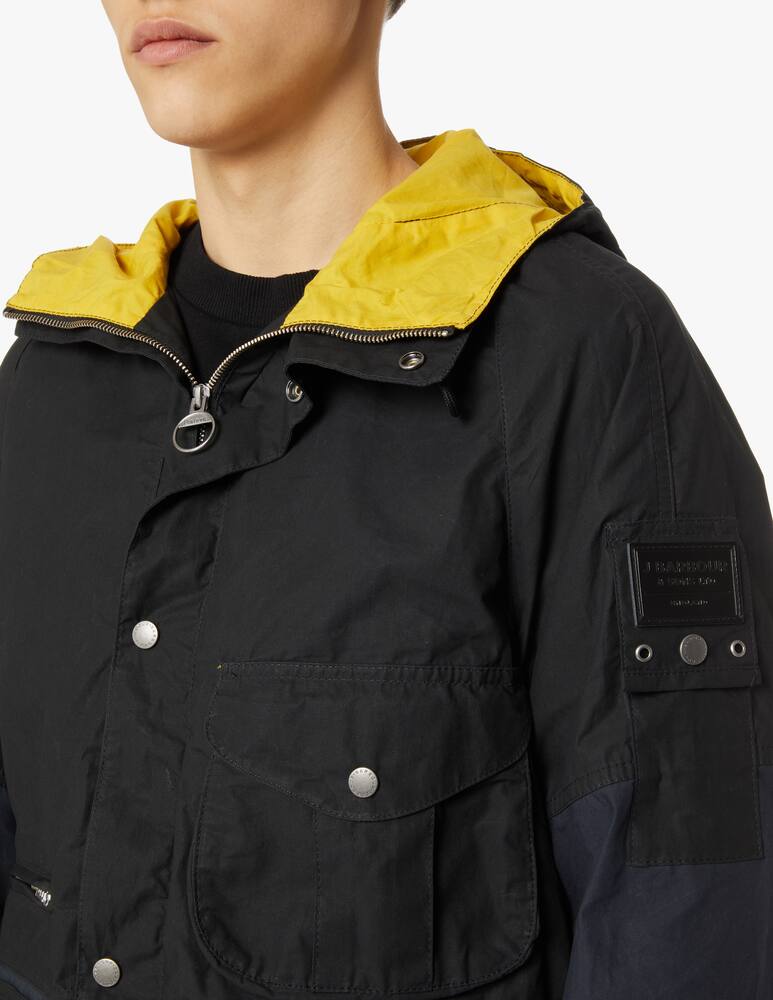 rinascente Barbour Hooded waxed jacket - multi