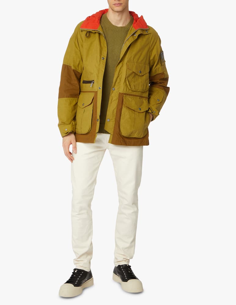 rinascente Barbour Hooded waxed jacket - multi