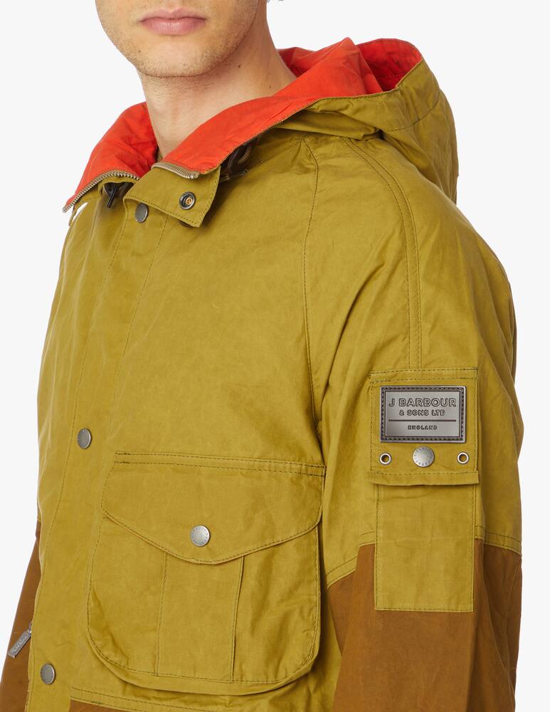 rinascente Barbour Hooded waxed jacket - multi
