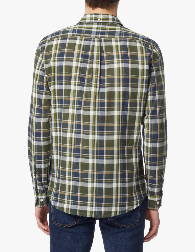 rinascente Barbour Camicia manica lunga a quadri 50degree - oliva