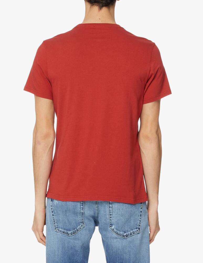 rinascente Barbour Maglietta manica corta 50degree big logo circle - rosso