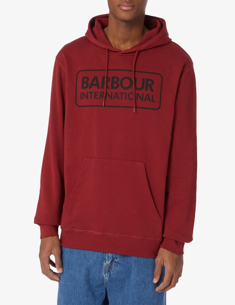 Barbour International Felpa con cappuccio con logo - Rosso - immagine 1 Barbour International Felpa con cappuccio con logo - Rosso - immagine 1