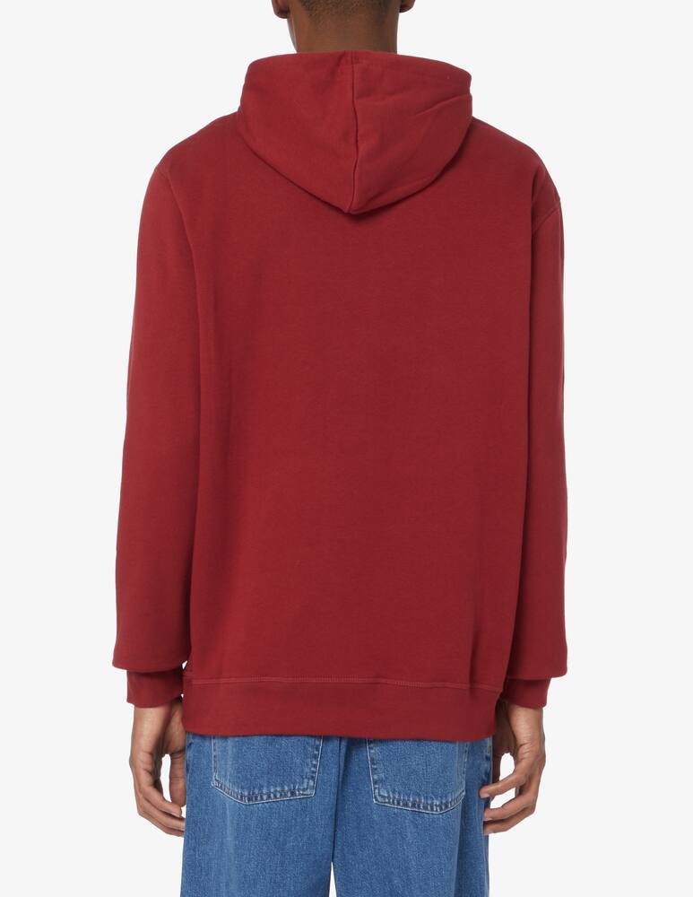 rinascente Barbour International Felpa con cappuccio con logo - Rosso