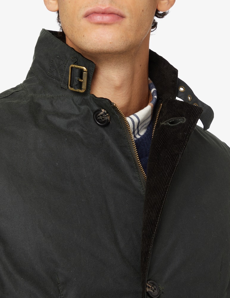 rinascente Barbour Giubbotto cerato invernale lutz - Nero