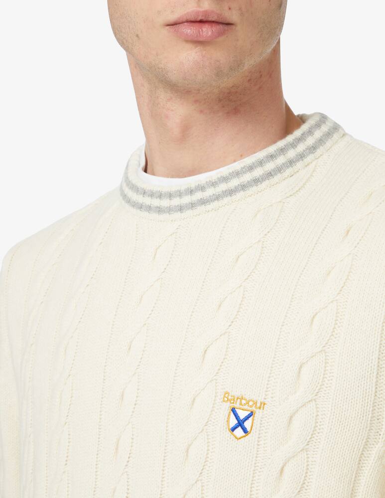 rinascente Barbour Maglia girocollo crested - Bianco