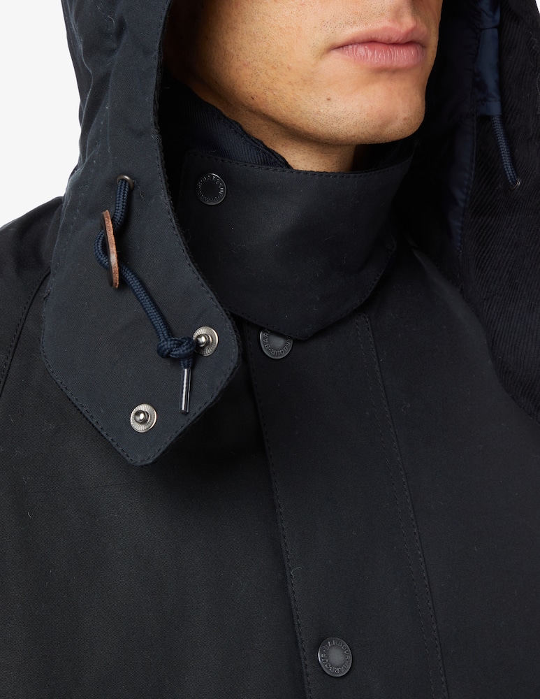 rinascente Barbour Bedale waxed winter jacket - Navy