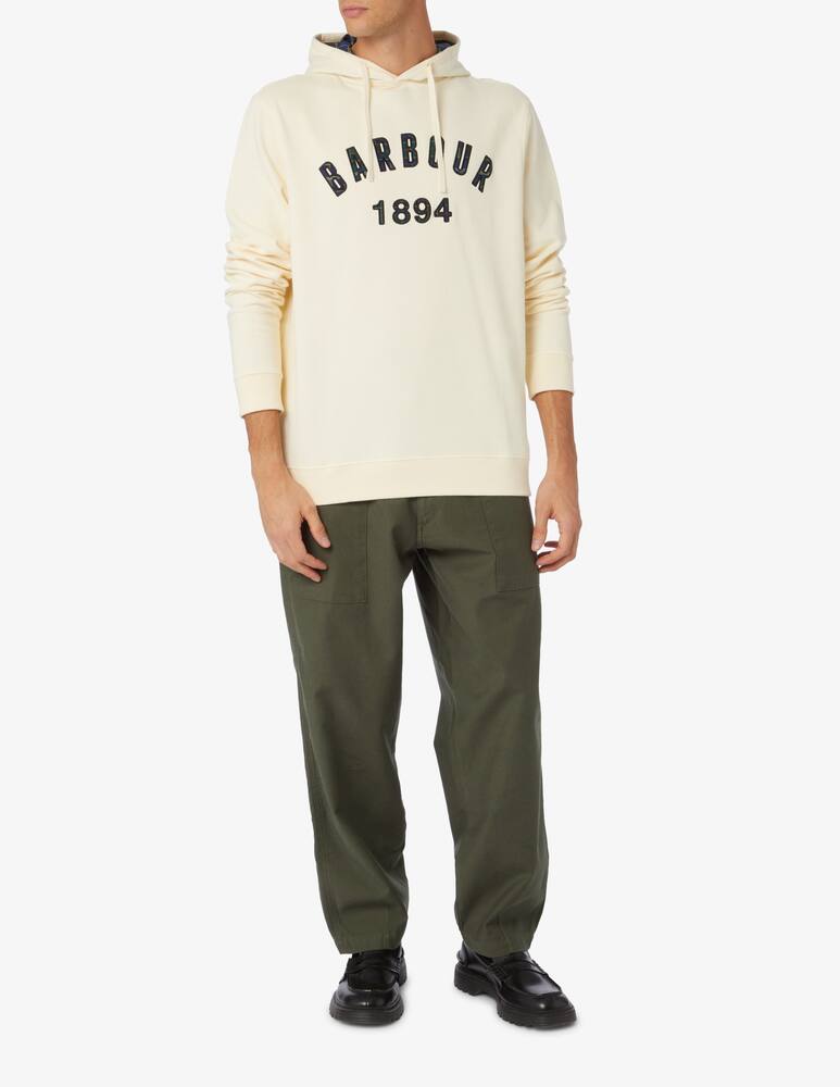 rinascente Barbour Felpa con cappuccio - Bianco