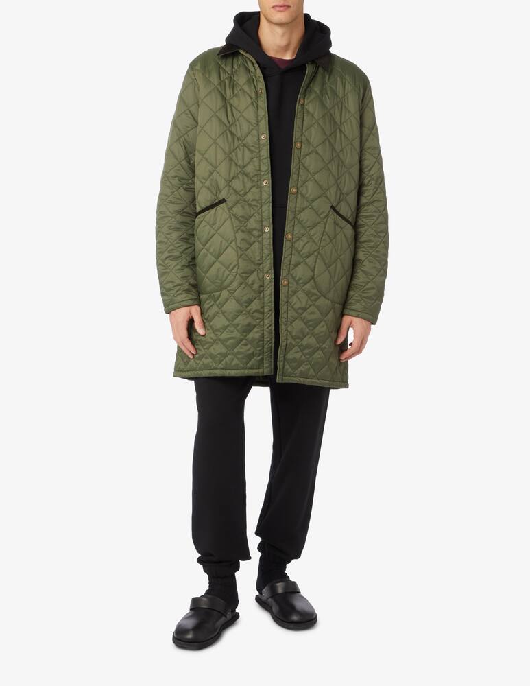 rinascente Barbour Giacca lunga trapuntata heritage - Verde