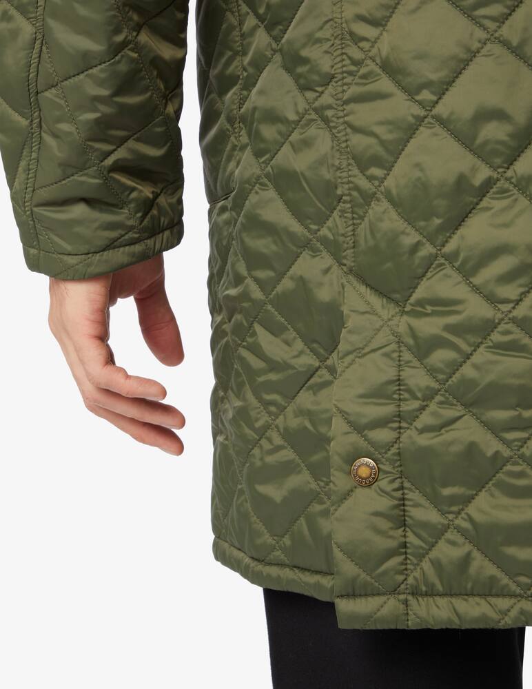rinascente Barbour Giacca lunga trapuntata heritage - Verde